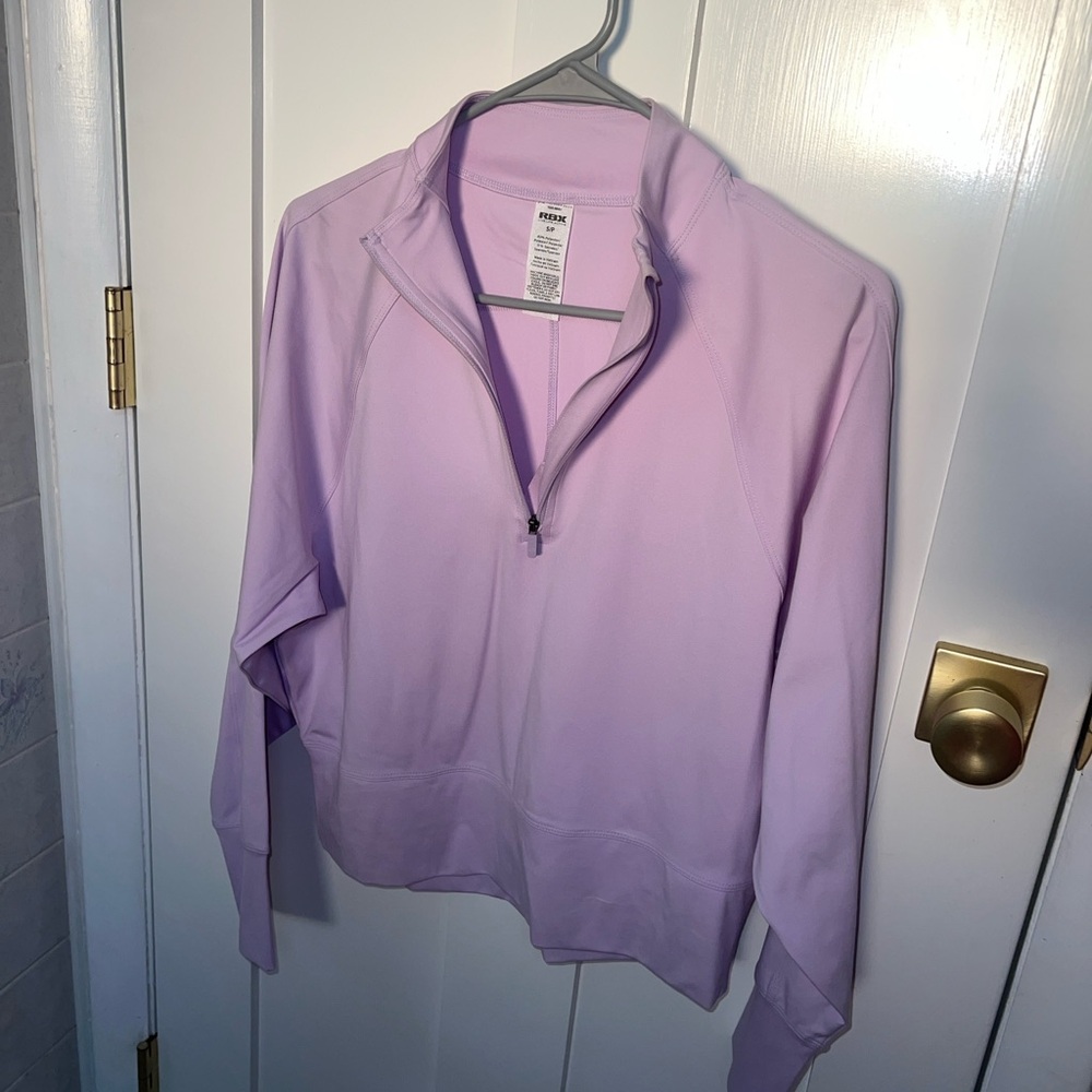 RBX Light Purple Women's Quarter-Zip Sweatshirt